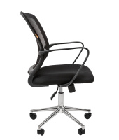 Изображение кресло chairman 698 хром черное
